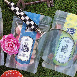 Curious? Whether you need a token of affection for your beloved for Valentine's Day; an Easter treat or a birthday gift this season, take a trip down the rabbit hole and tell us what you think of our gorgeous sweet pouches, inspired by Lewis Carroll's Alice in Wonderland.