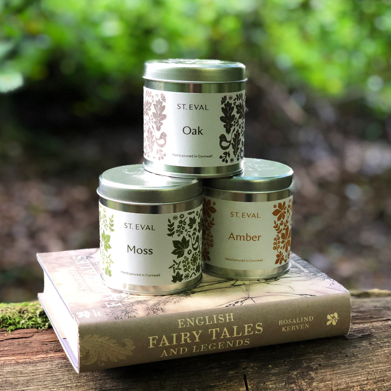 The collection of wild Oak, fresh Moss and honeyed Amber scented candles will engender great folk stories, awaken imaginations and stir creative souls.