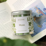 Load image into Gallery viewer, Part of the St. Eval Folk Collection, Moss is a fresh, crisp and earthy scent with deep green woody notes. Inspired by the beauty and magic of Cornish folklore, this scent captures walking through woodlands after rainfall - an enchanting escape from the everyday.
