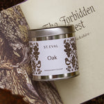 Load image into Gallery viewer, Part of the St. Eval Folk Collection, Oak is a soft and woody oakmoss scent cosseted in rich, warm spice. A masculine fragrance, this scent captures the feeling of walking through a secret forest and stumbling through folk stories of old, Robin Hood or King Arthur - an enchanting escape from the modern day.
