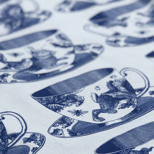 Craft the perfect Afternoon Tea with our exquisite hand printed 100% cotton Teacup apron! In gorgeous blues, this high quality apron will have you looking like a kitchen superstar while protecting you from any potential icing sugar disasters! This Thornback & Peel apron would make a wonderful gift for yourself or a loved one.